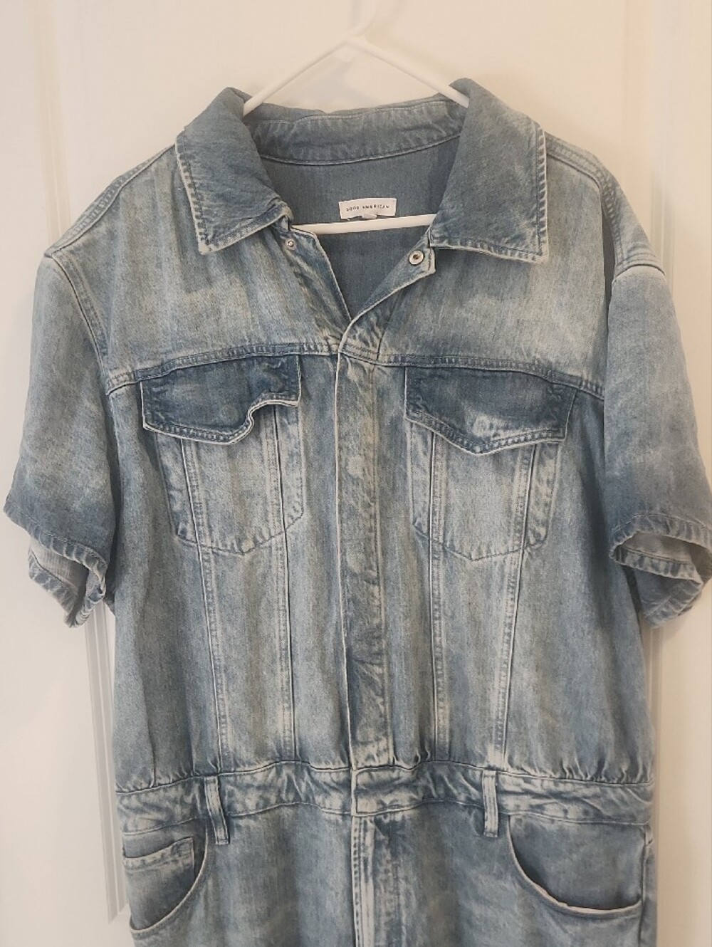 Good American Jean Jumpsuit - Picture 3 of 7